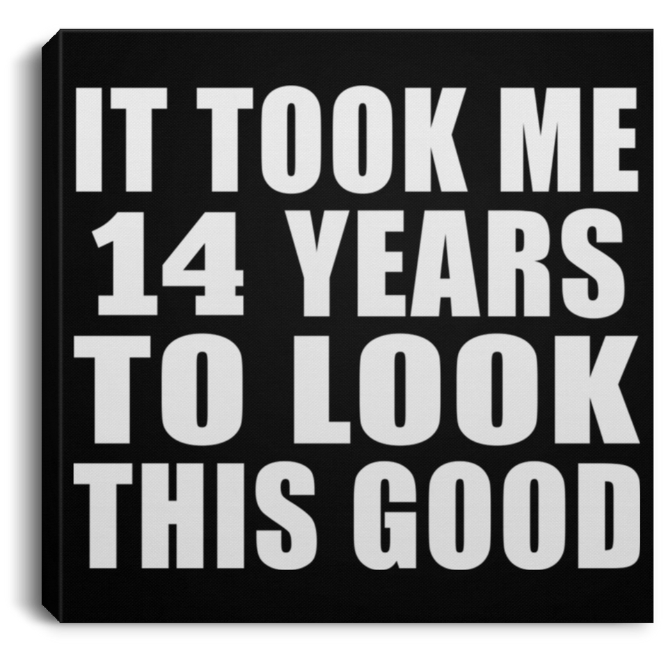 14th Birthday Took Me 14 Years To Look This Good - Canvas Square