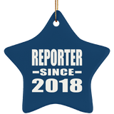 Reporter Since 2018 - Star Ornament