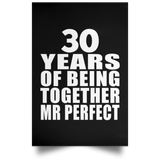 30th Anniversary 30 Years Of Being Mr Perfect - Poster Portrait
