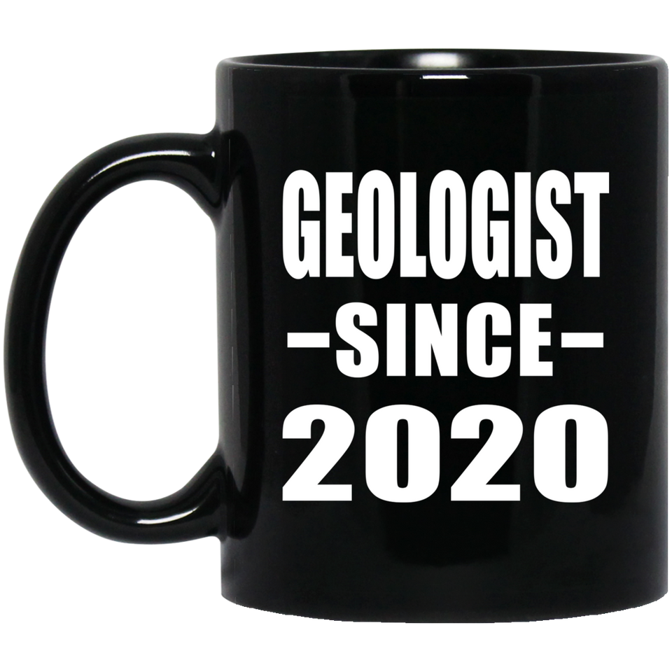 Geologist Since 2020 - 11oz Coffee Mug Black