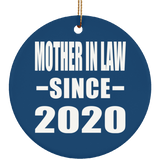 Mother In Law Since 2020 - Circle Ornament