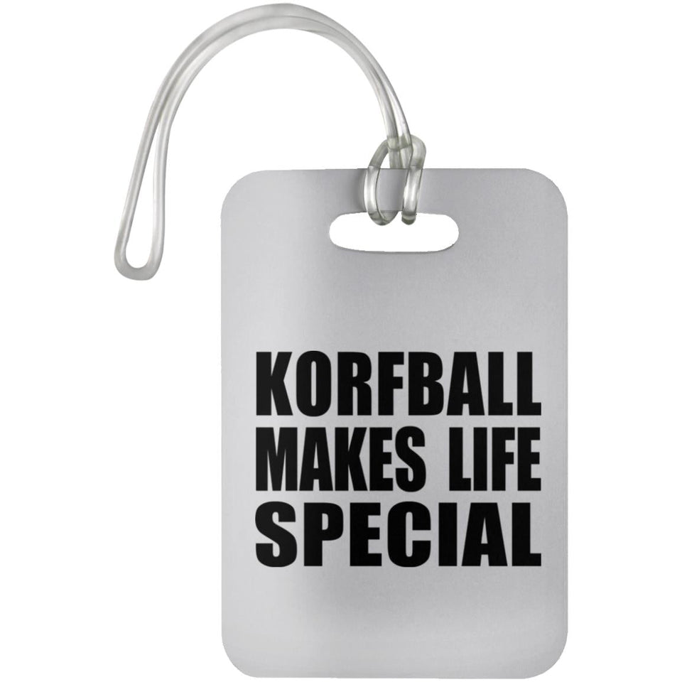 Korfball Makes Life Special - Luggage Bag Tag