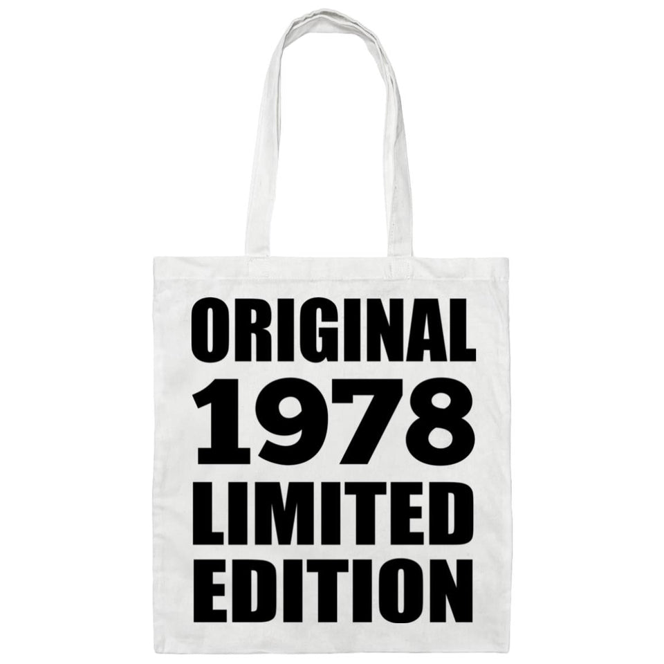46th Birthday Original 1978 Limited Edition - Tote Bag White