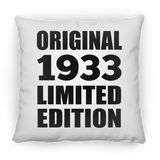91st Birthday Original 1933 Limited Edition - Throw Pillow