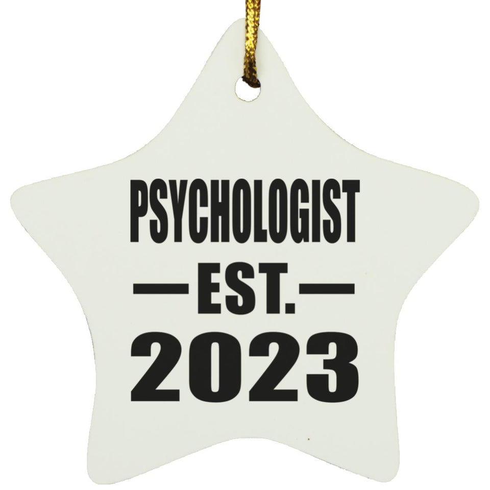 Psychologist Established EST. 2023 - Star Ornament