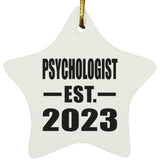 Psychologist Established EST. 2023 - Star Ornament