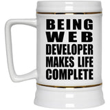 Being Web Developer Makes Life Complete - Beer Stein
