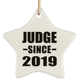Judge Since 2019 - Star Ornament