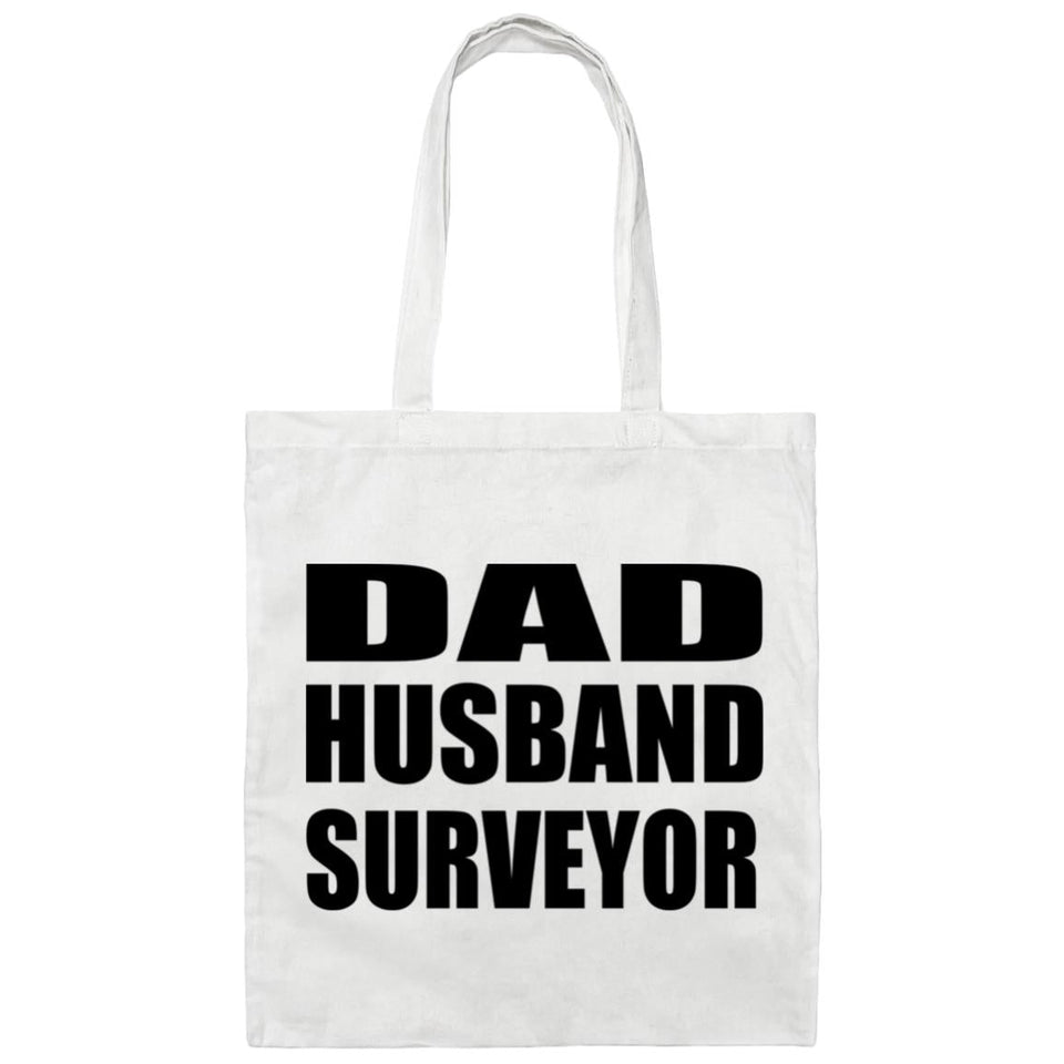 Dad Husband Surveyor - Tote Bag White