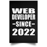 Web Developer Since 2022 - Poster Portrait