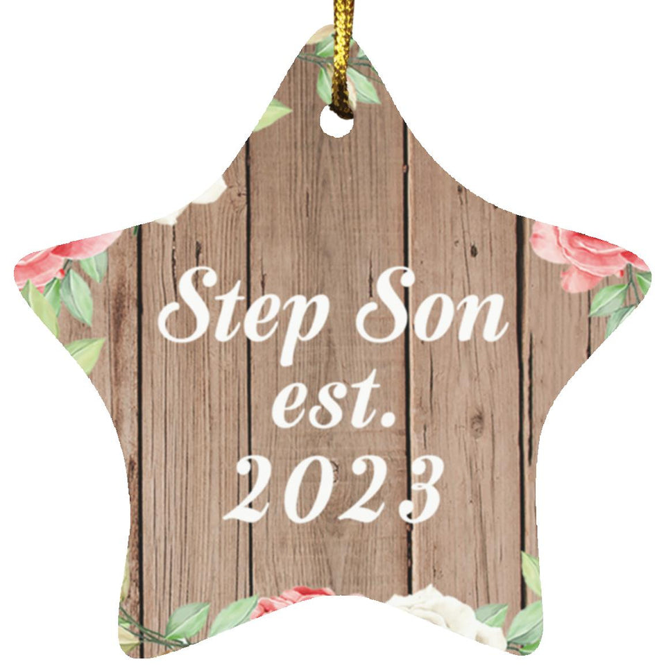 Step Son Established Est. 2023 - Star Ornament B
