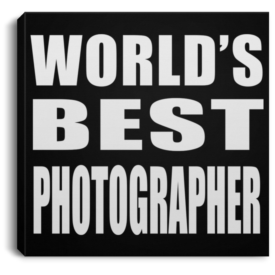 World's Best Photographer - Canvas Square