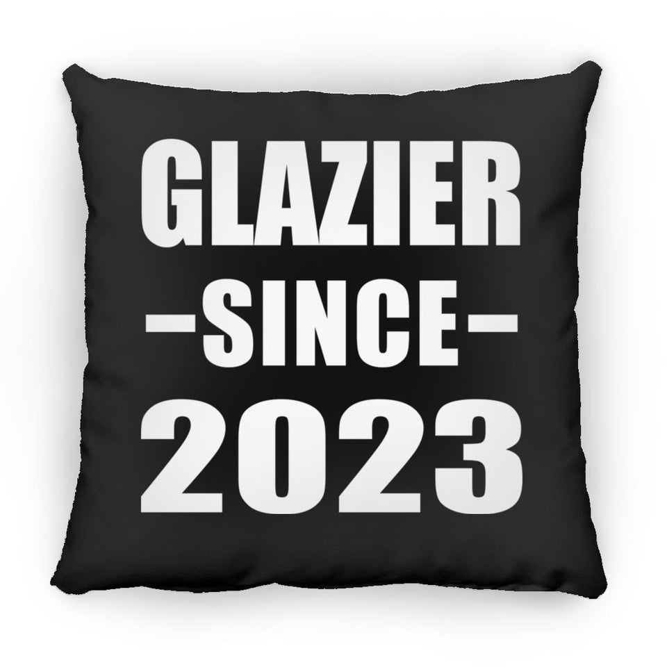 Glazier Since 2023 - Throw Pillow Black