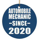 Automobile Mechanic Since 2020 - Circle Ornament