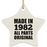 42nd Birthday Made in 1982 All Parts Original - Star Ornament