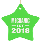Mechanic Established EST. 2018 - Star Ornament