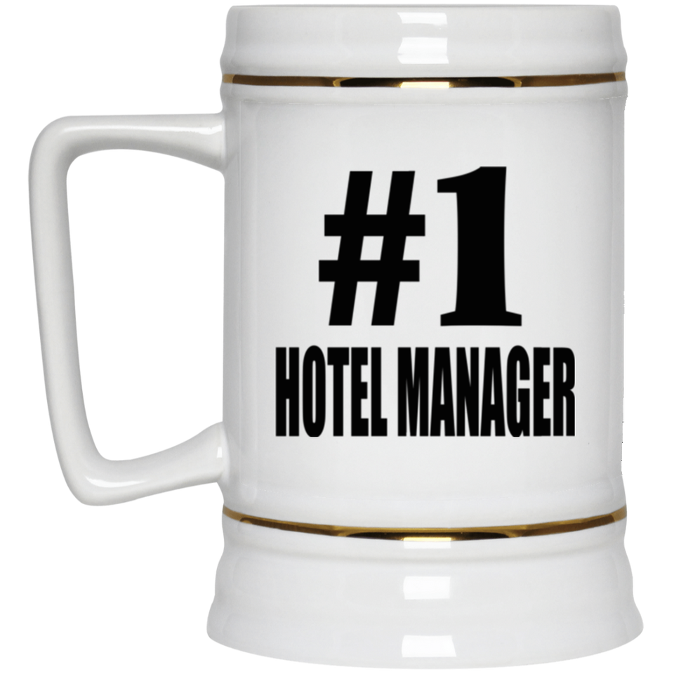 Number One #1 Hotel Manager - Beer Stein