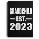 Grandchild Established EST. 2023 - Canvas Portrait