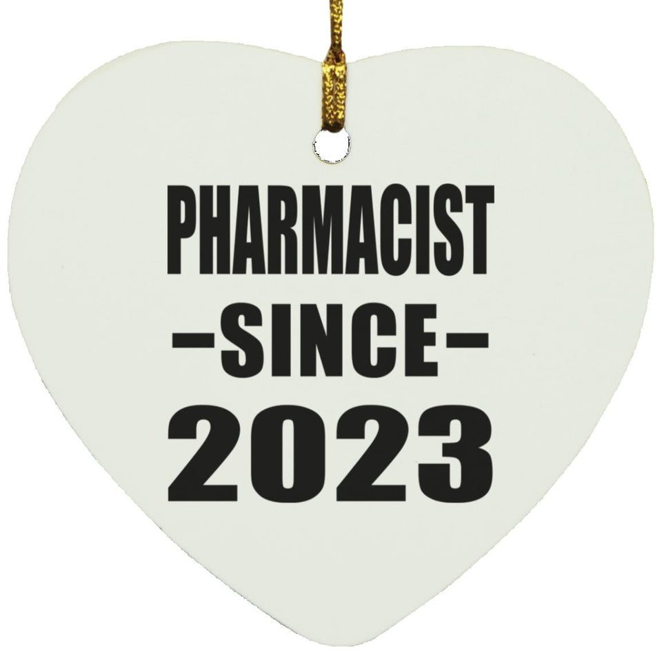 Pharmacist Since 2023 - Heart Ornament