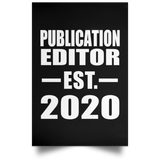 Publication Editor Established EST. 2020 - Poster Portrait
