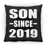 Son Since 2019 - Throw Pillow Black