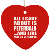 All I Care About Is Peterbald - Heart Ornament