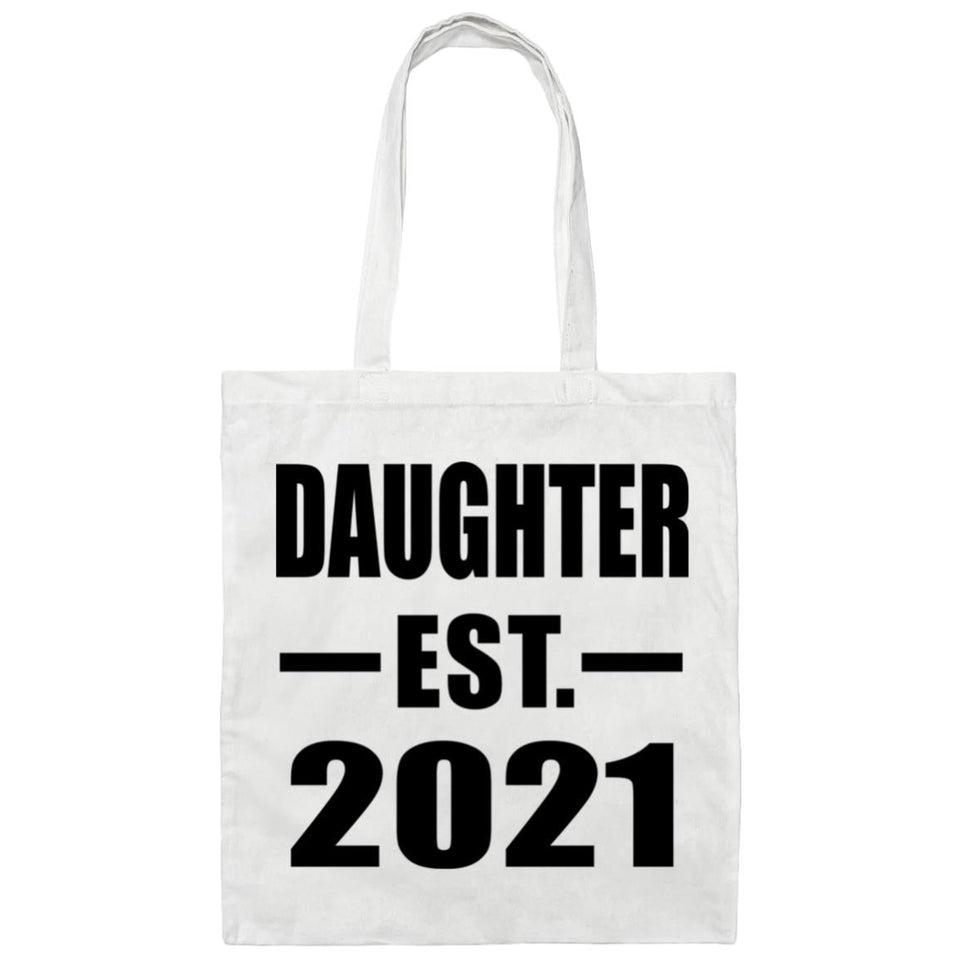 Daughter Established EST. 2021 - Tote Bag White