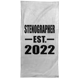Stenographer Established EST. 2022 - Hand Towel