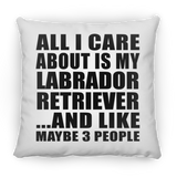 All I Care About Is My Labrador Retriever - Throw Pillow