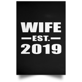Wife Established EST. 2019 - Poster Portrait