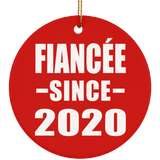 Fiancee Since 2020 - Circle Ornament