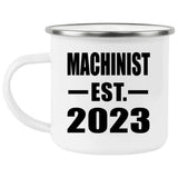 Machinist Established EST. 2023 - 12oz Camping Mug
