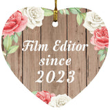 Film Editor Since 2023 - Heart Ornament B