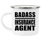 Badass Insurance Agent - 12oz Camping Mug