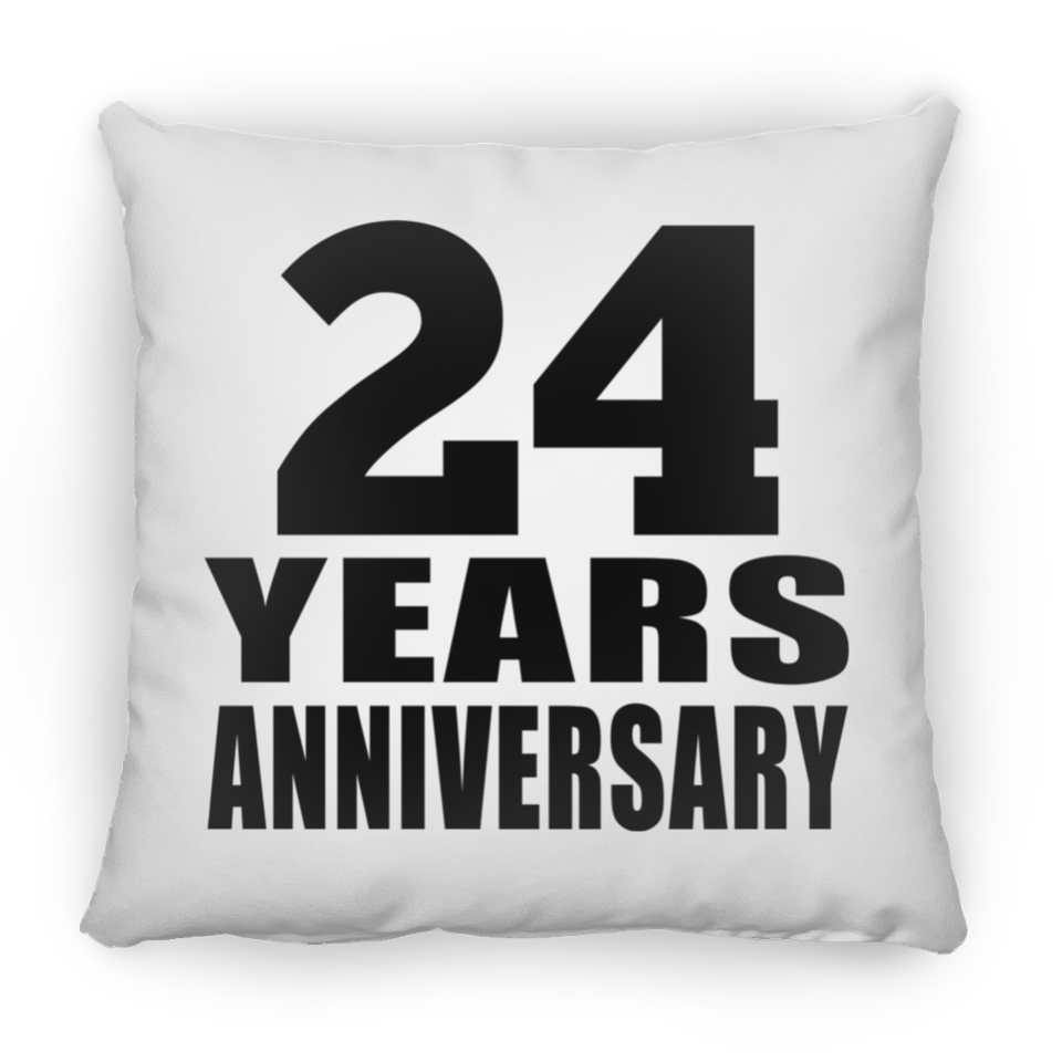 24th Anniversary 24 Years - Throw Pillow