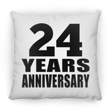 24th Anniversary 24 Years - Throw Pillow