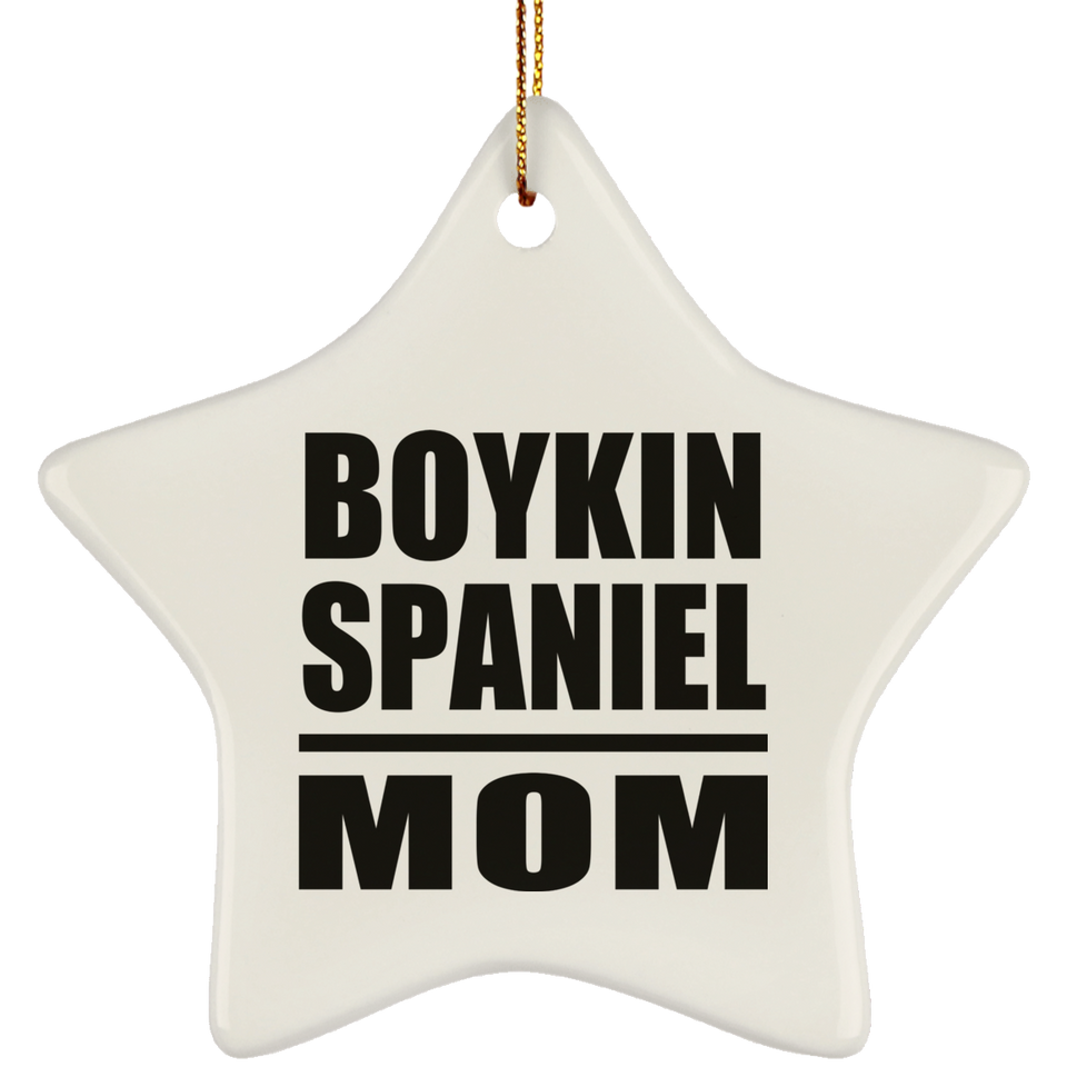 Boykin Spaniel Mom - Star Ornament