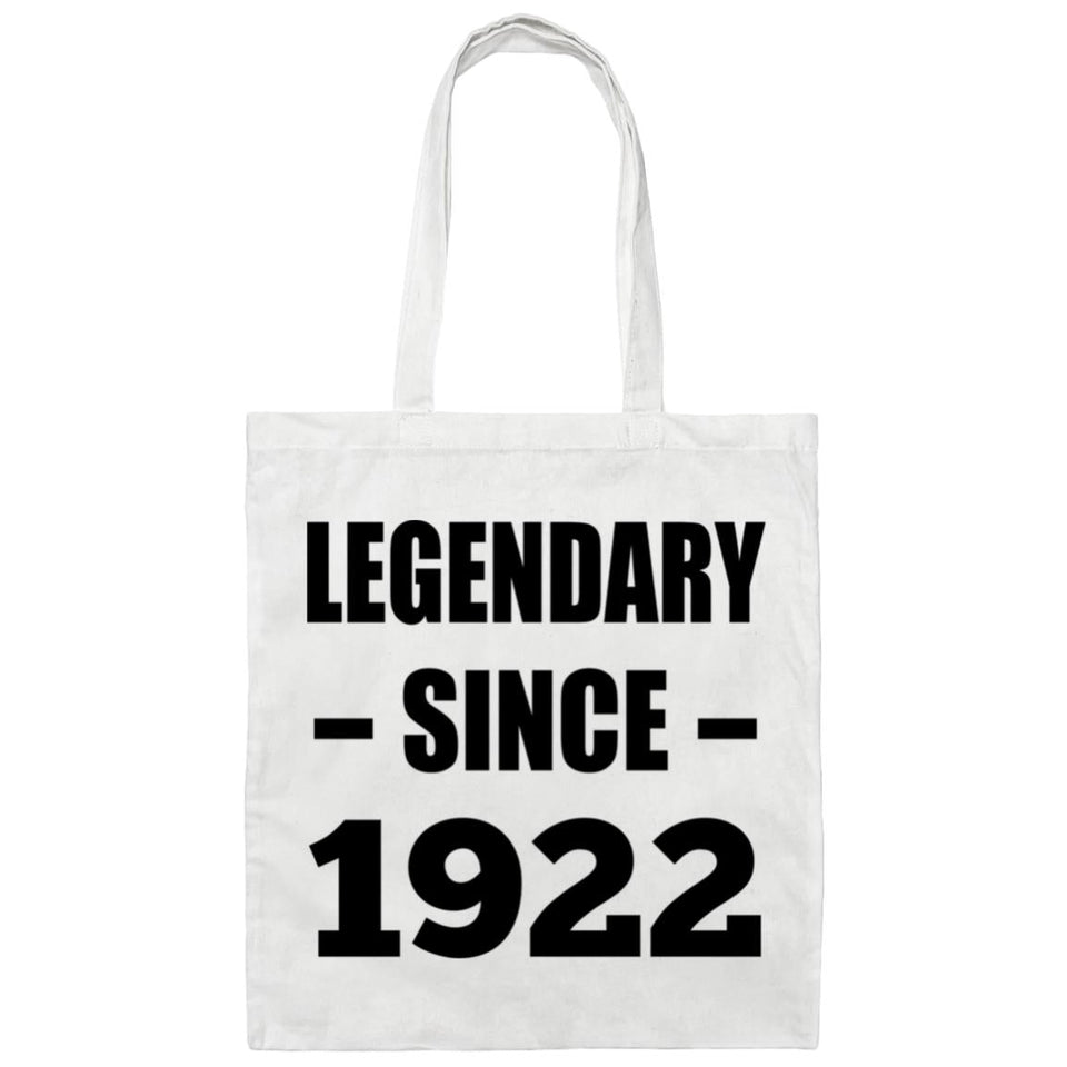 102nd Birthday Legendary Since 1922 - Tote Bag White