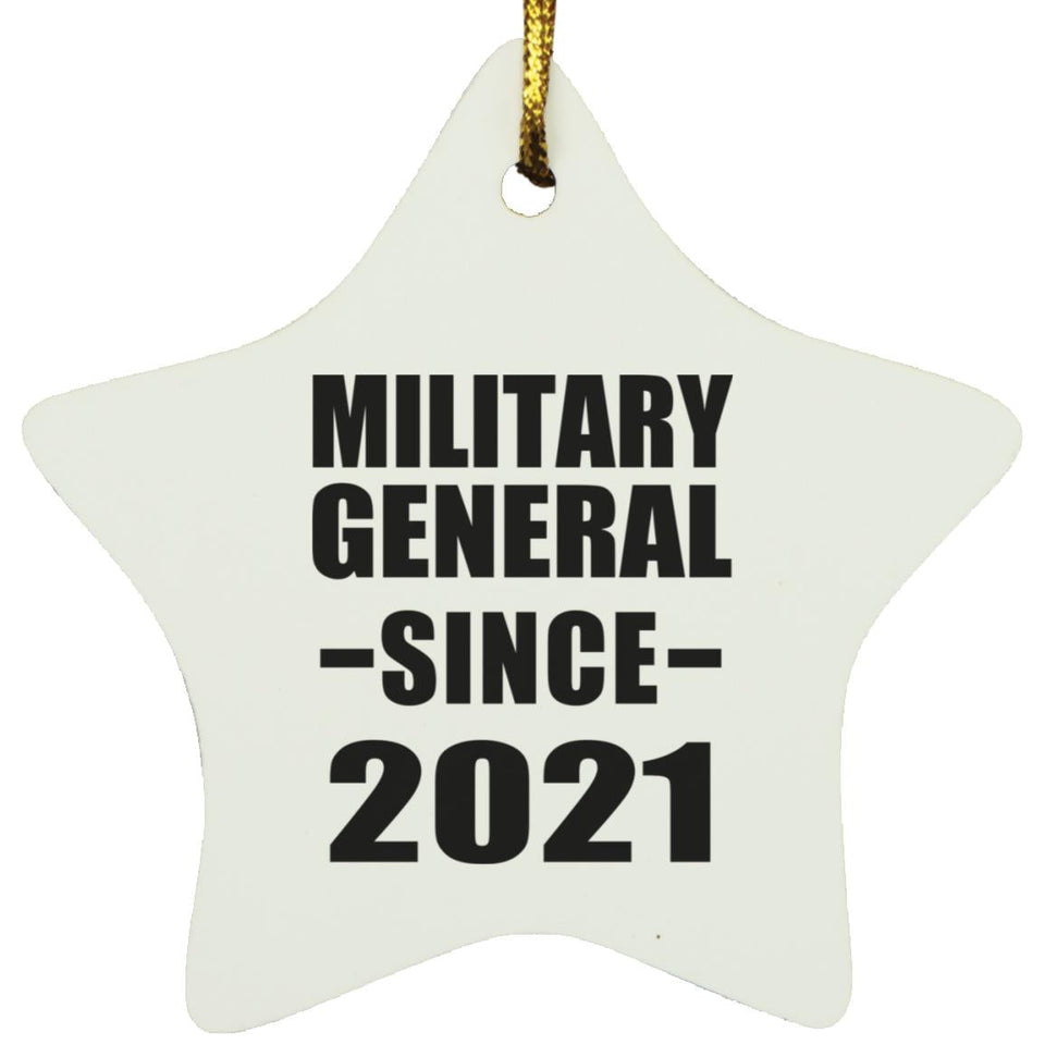 Military General Since 2021 - Star Ornament