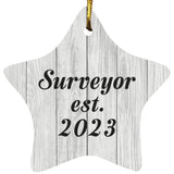 Surveyor Established Est. 2023 - Star Ornament F