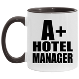 A+ Hotel Manager - 11oz Accent Mug Black