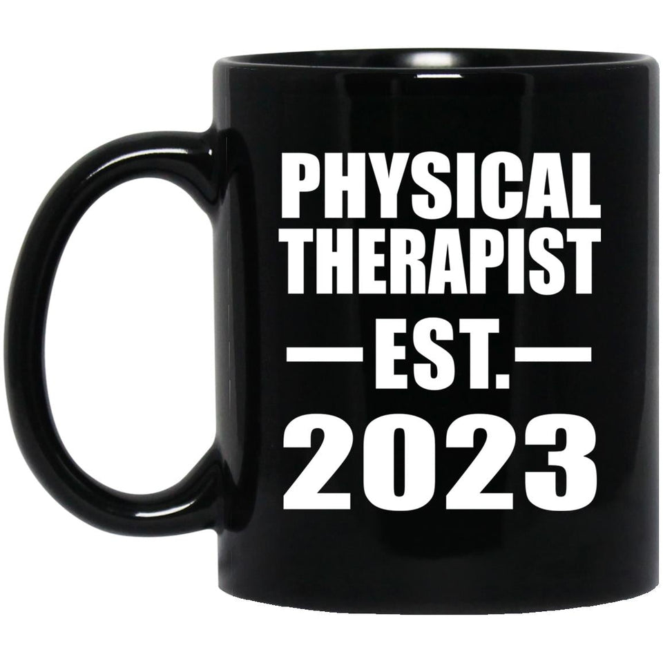 Physical Therapist Established EST. 2023 - 11oz Coffee Mug Black