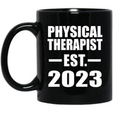 Physical Therapist Established EST. 2023 - 11oz Coffee Mug Black