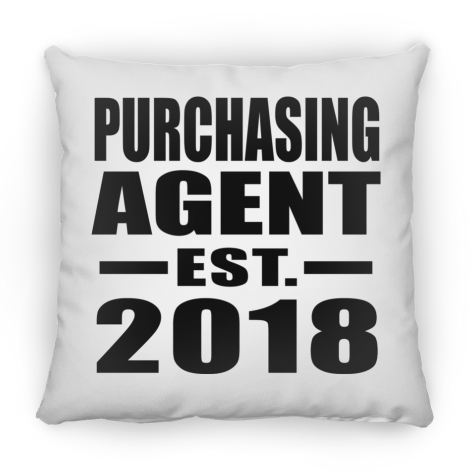 Purchasing Agent Established EST. 2018 - Throw Pillow