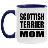 Scottish Terrier Mom - 11oz Accent Mug Purple