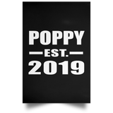 Poppy Established EST. 2019 - Poster Portrait