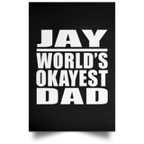 Jay World's Okayest Dad - Poster Portrait