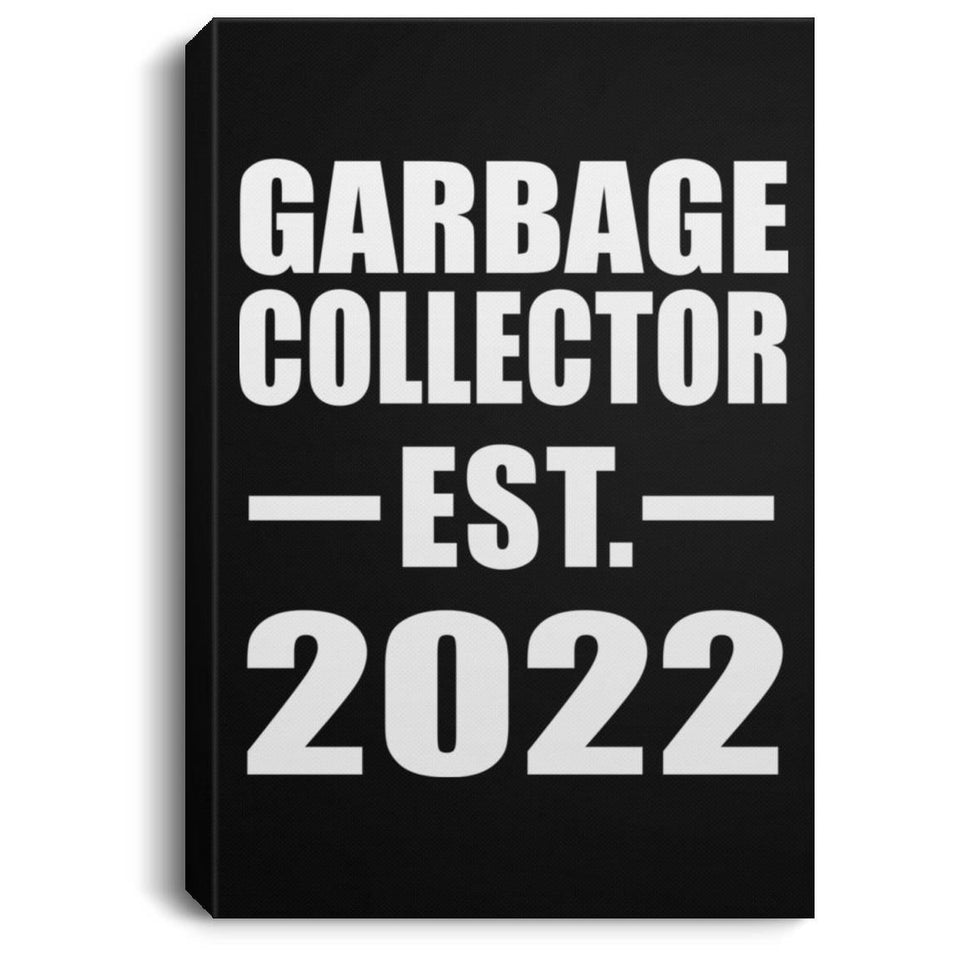 Garbage Collector Established EST. 2022 - Canvas Portrait
