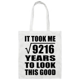 96th Birthday Took Square Root of 9216 Years To Look Good - Tote Bag White