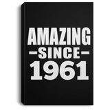 63rd Birthday Amazing Since 1961 - Canvas Portrait